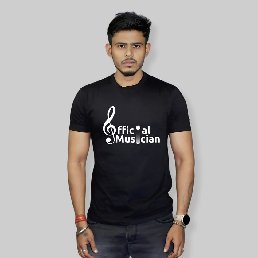 Official Musician Men Graphic Printed T-Shirt