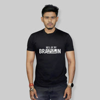90% Rap Lyrics Men Typography Printed T-Shirt
