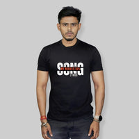 Music on My Mind Men Typography Printed T-Shirt