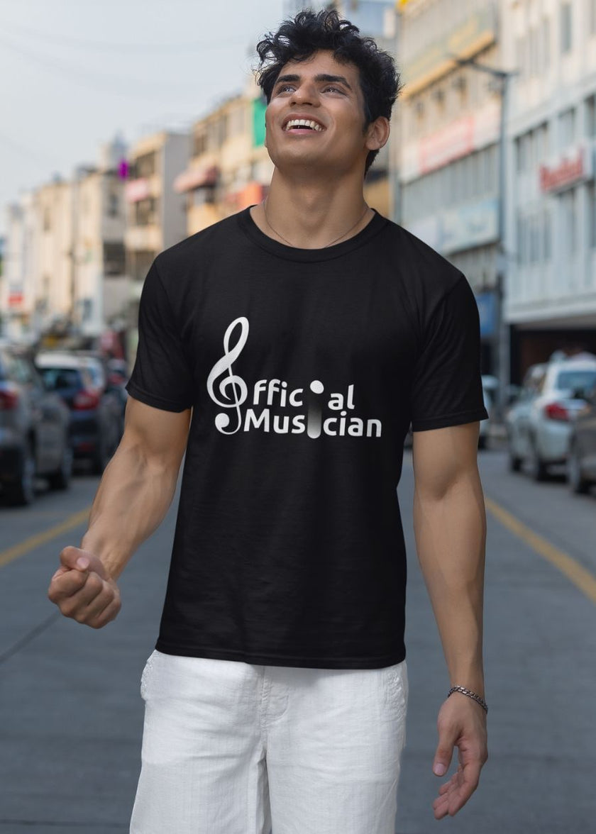 Official Musician Men Graphic Printed T-Shirt