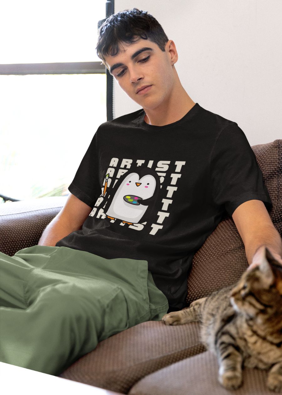 Passionate Artist Men Graphic Printed T-Shirt
