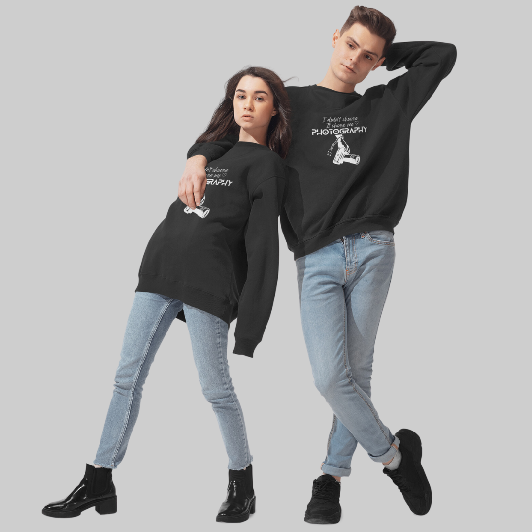 Chosen by Photography – Black Unisex Sweatshirt