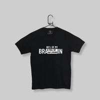 90% Rap Lyrics Men Typography Printed T-Shirt