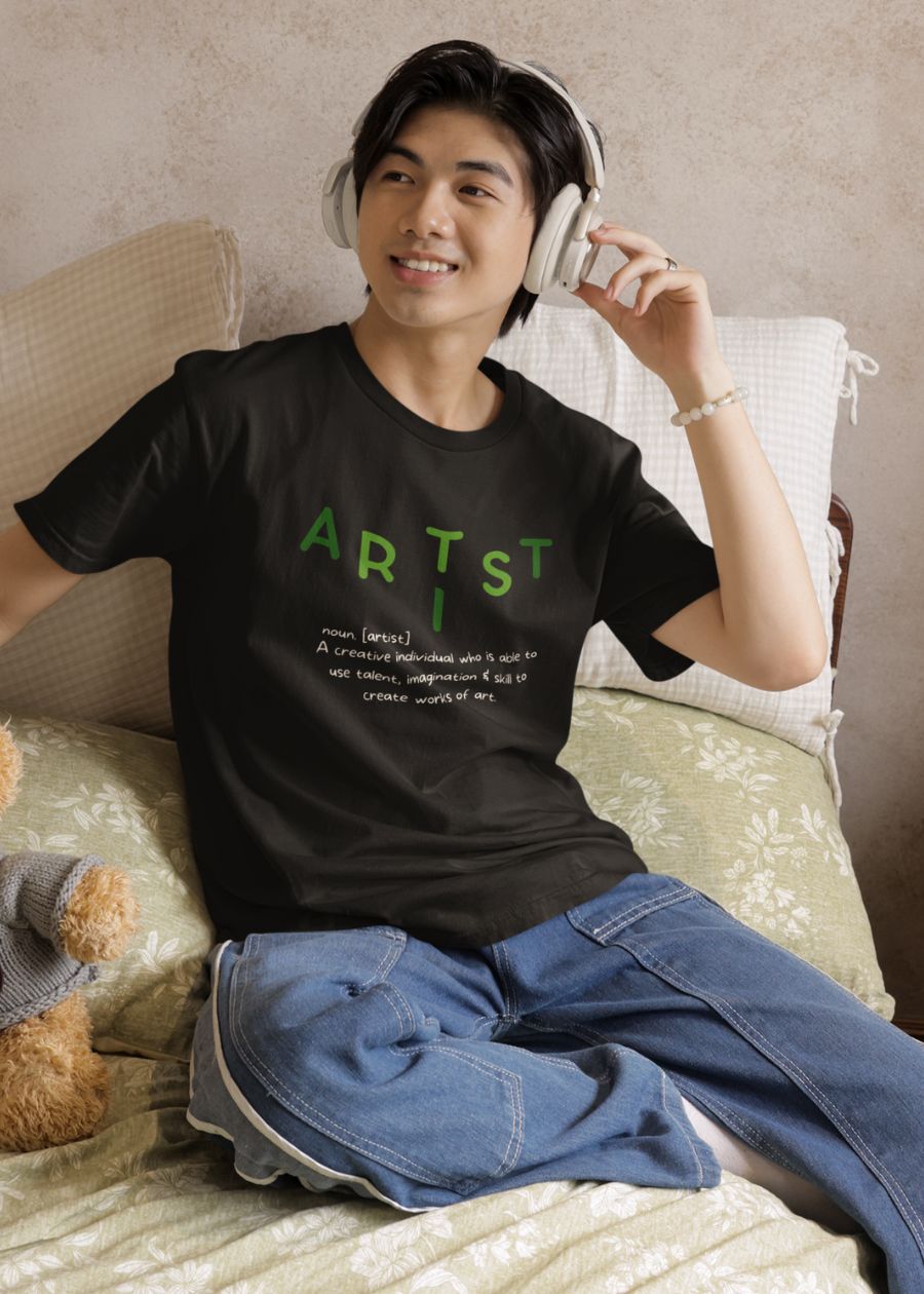 Pure Artist Men Typography Printed T-Shirt