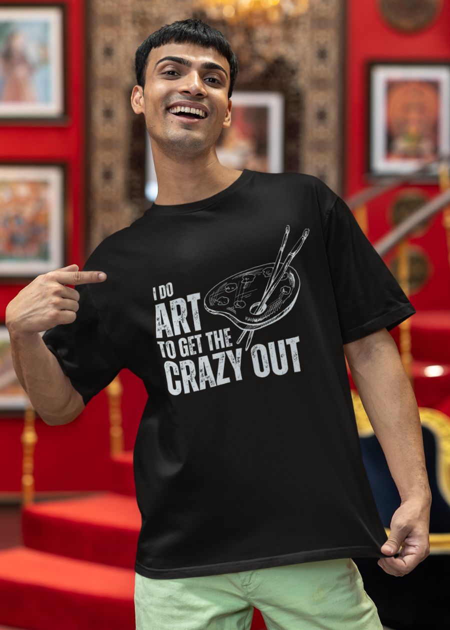 Crazy Creative Men Typography Printed T-Shirt