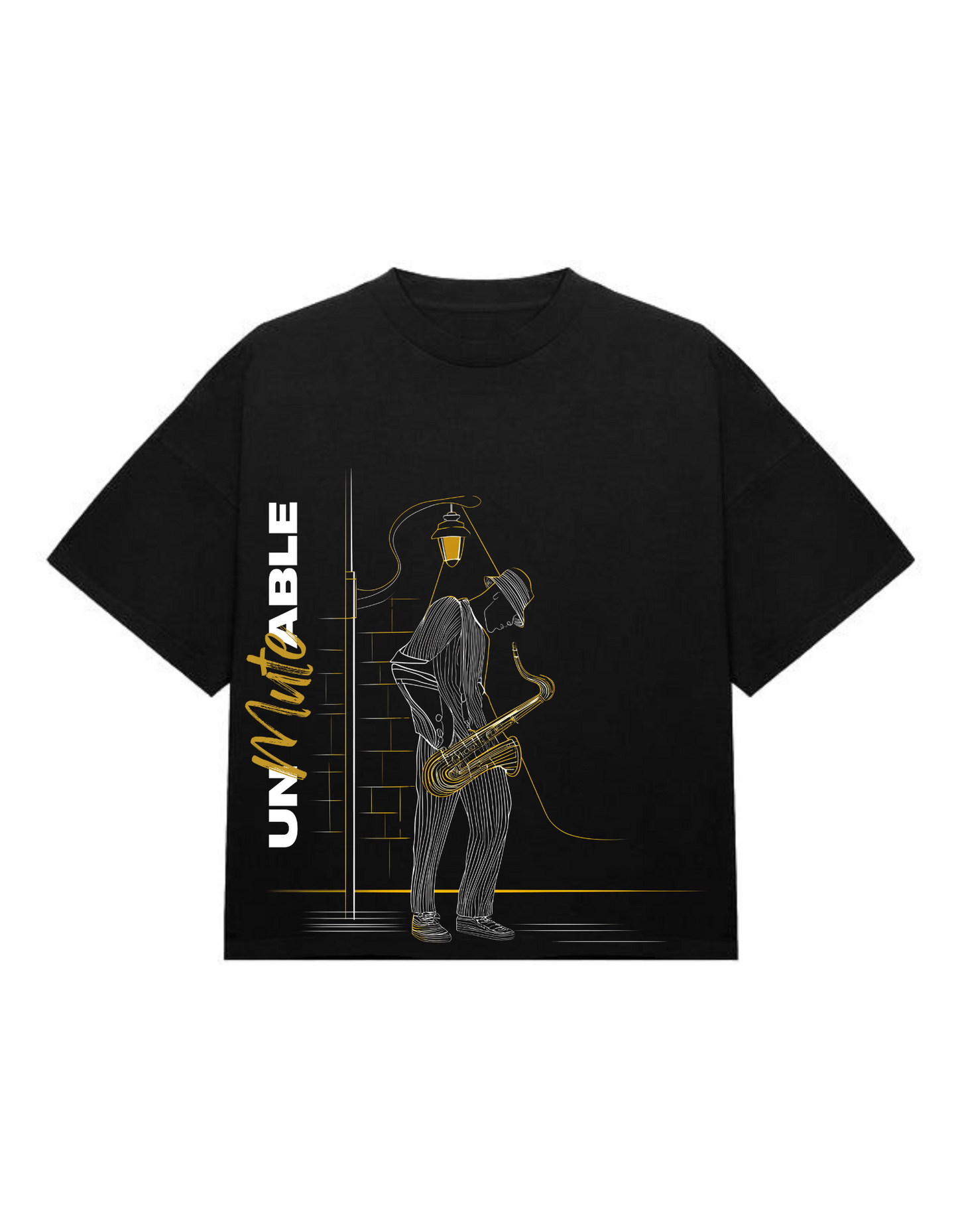 Music Player Oversized T-Shirt