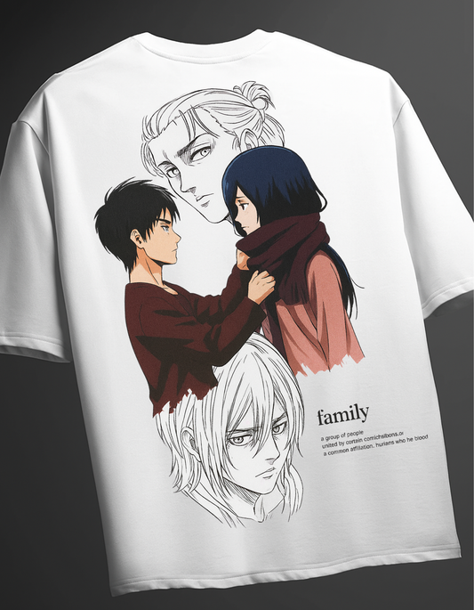 Eren Yeager Mikasa Oversized T-Shirt