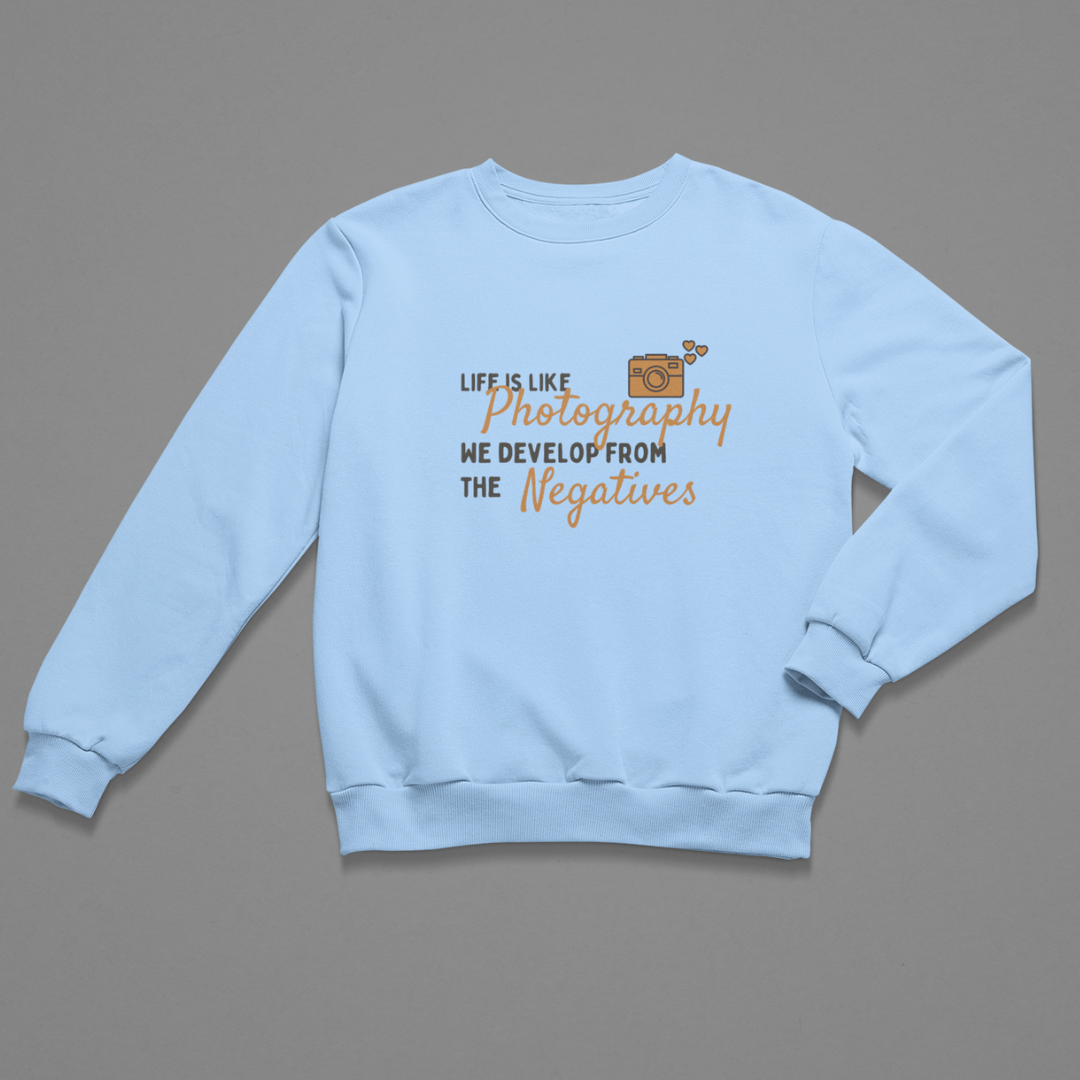 Develop Through Negatives Unisex Sweatshirt