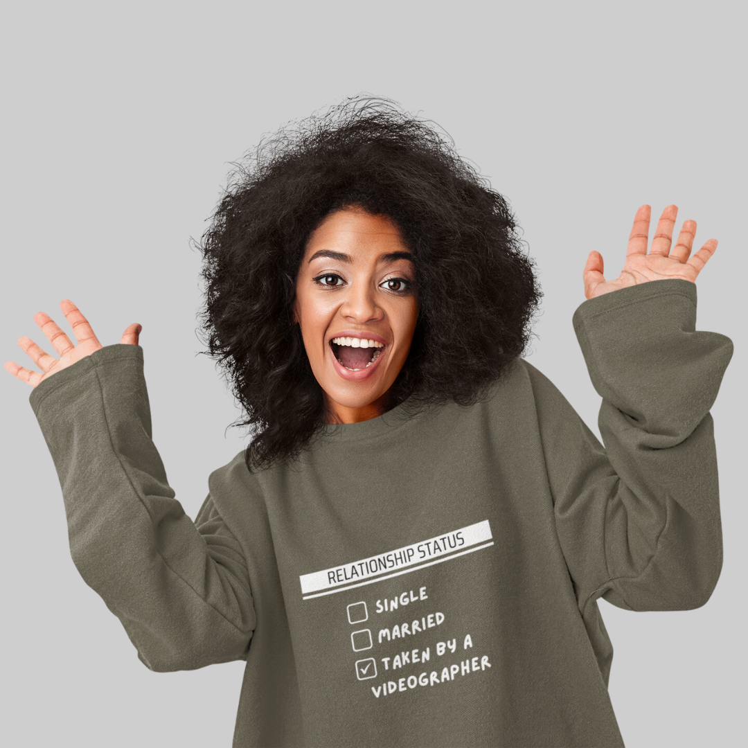 Taken by a Videographer Unisex Sweatshirt