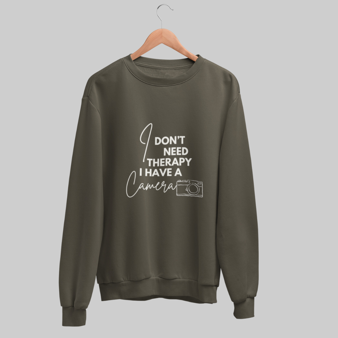 Camera Therapy Unisex Sweatshirt